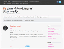 Tablet Screenshot of pizzaworship.org